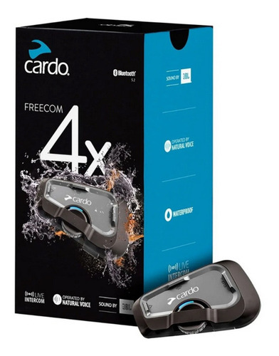 Intercomunicador Capacete Moto Cardo Freecom 4x Unitário Jbl