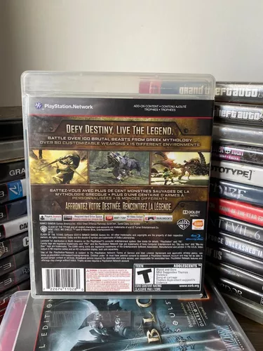 Clash Of The Titans Playstation 3 Blu-Ray Original, Jogo de Videogame Ps3  Usado 13157167