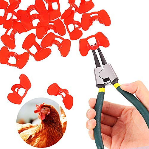 61 Pieces Pinless Peepers With Pliers Chicken Peepers P...