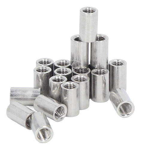 Conector De Varilla Redonda M8 De Acero Inoxidable Con
