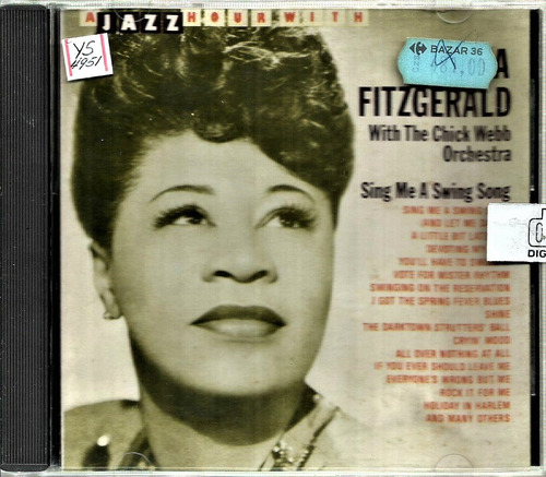 Cd / Ella Fitzgerald  (c/ Chick Webb) = Sing Me A Swing Song