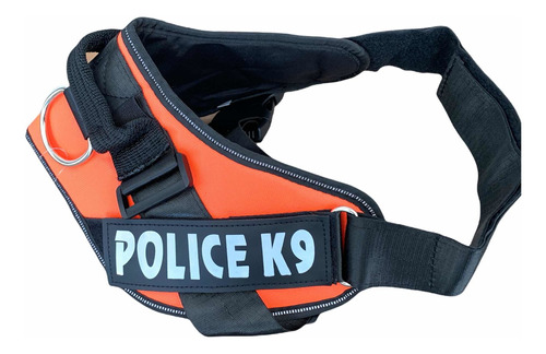 Arnés Police K9 Resistente Para Mascotas Perros Grandes