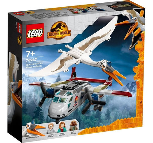 Imagen 1 de 7 de Lego Jurassic World- Emboscada Aérea Del Quetzalcoatlu 76947