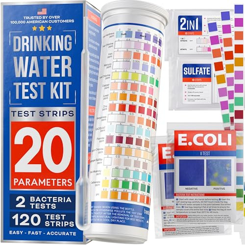 2023 All-new 20 In 1 Drinking Water Testing Kit 120 Str...