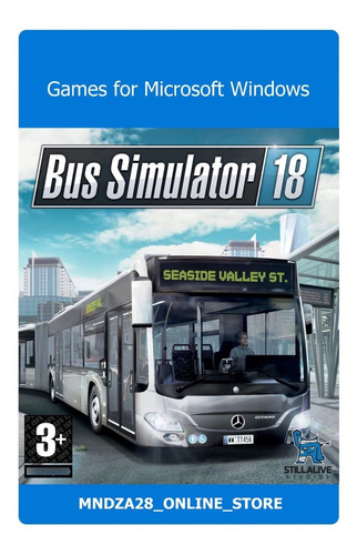 Imagen 1 de 7 de Bus Simulator 2018/2016 Juego Para Pc En Físico