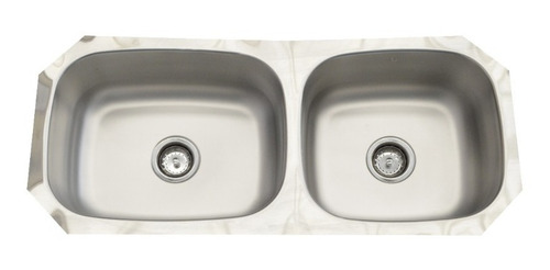 Imagen 1 de 8 de Fregadero Cocina Submontar 2 Tinas 100x44x20 Eb Cs210