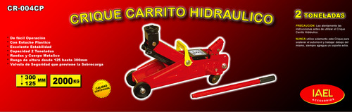 Crique Carrito Gato Hidráulico 2 Toneladas Full Iael