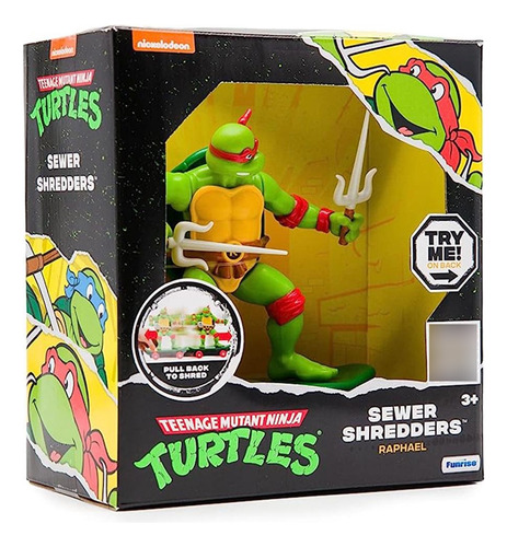 Tartaruga Ninja - Personagem Sewer Shredders - Raphael