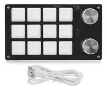 Comprar Teclado Mecánico Programable Con Una Mano, 12 Teclas Rgb Key