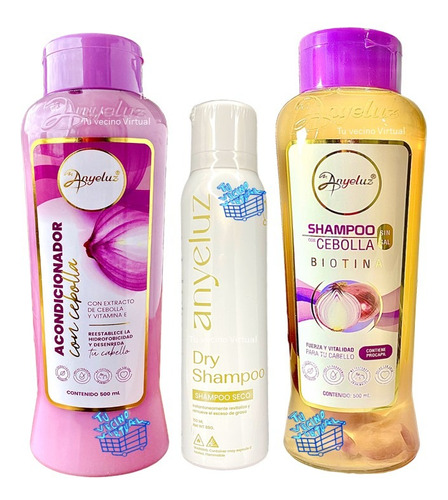 Kit X3 Shampoo Seco Anyeluz