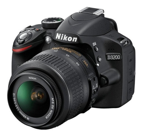 Cámara Nikon D3200 24mp Lente 18-55