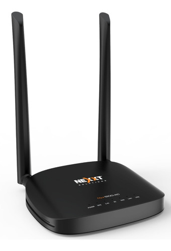 Router Repetidor Wifi Nexxt Nyx 1200ac 1200mbps Dual Band 2 Antenas Color Negro