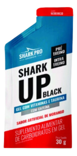 Shark Up Black Morango C/10 Sachês 300g - Shark Pro