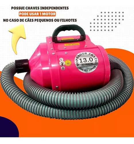 Soprador Pet 2.800 Watts 2 Motores - C/ Mangueira 2 Metros