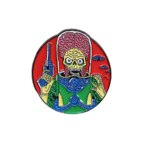 Mars Attack - Pin Metálico Retro De Colección