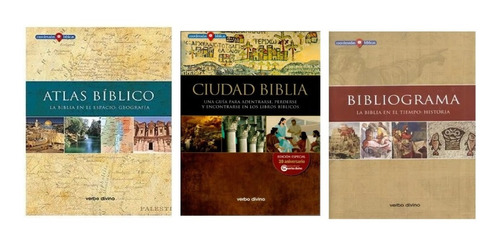 Paq Libros Estudios Biblicos Atlas Bibliograma Ciudad Biblia