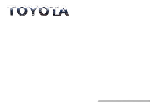 Emblema Modelo Toyota Hilux 06/16 Original Nuevo 