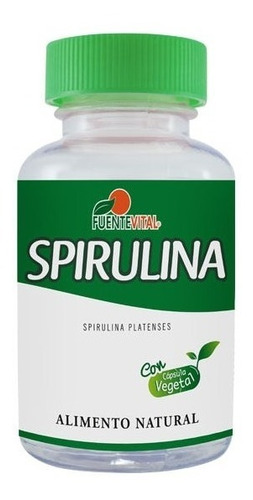 Spirulina 60 Cápsulas Blandas 360 Mg.