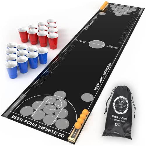 Tulyra Tapete Para Mesa De Beer Pong De 8 Pies, Juego De Bee