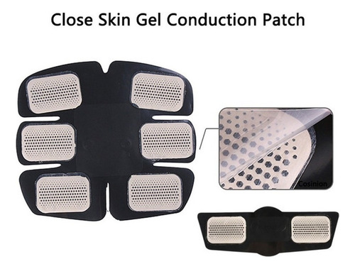 Kit Cinto Estimulador Tonificador Abdominal E Gluteos Usb