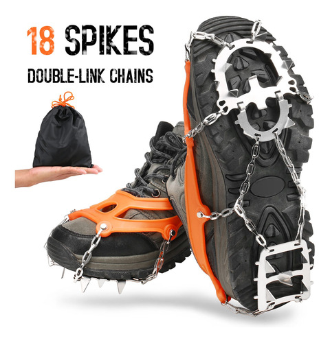 18 Spikes Traction Cleats Mujeres Hombres Antideslizante Nie 