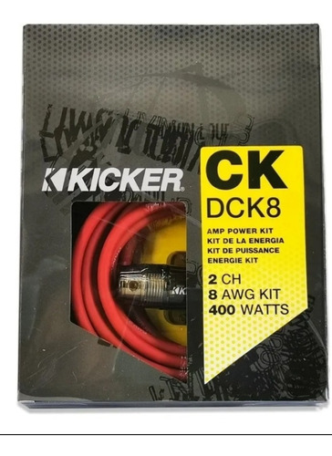 Kit Cables Kicker Dck8 400 Watts Calidad Premium! 