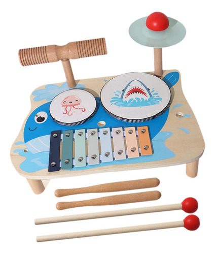 Percusiones Toy Music Instrument Toy Educational Toy 5 En 1