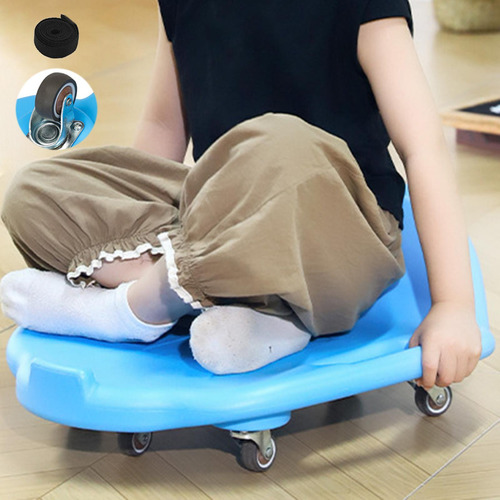 Tablero De Scooter Con Manijas De Juguetes Sensoriales Azul