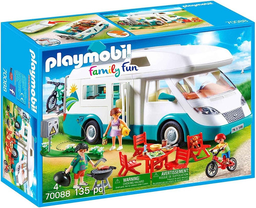 Playmobil Family Fun 70088 Caravana De Verano, A Partir