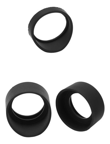 Protectores Oculares De Goma Para Microscopio, 3 Unidades, S