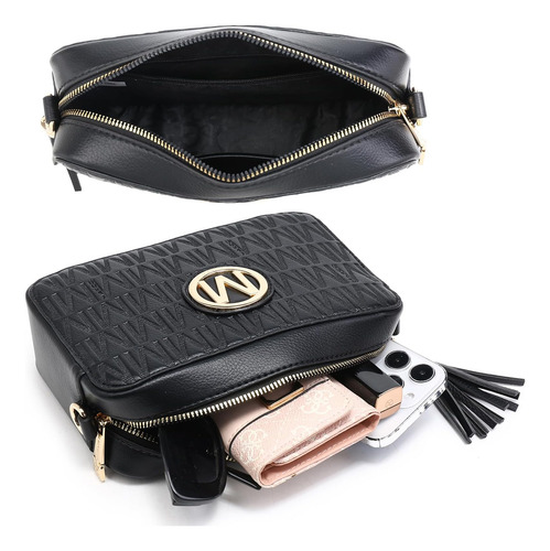 Mkp Bolso Bandolera Elegante Y Ligero Para Mujer, Bandolera