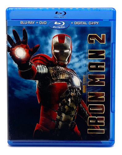 Blu-ray + Dvd Iron Man 2 / Edición 3 Discos / Película 2010