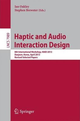 Libro Haptic And Audio Interaction Design : 8th Internati...