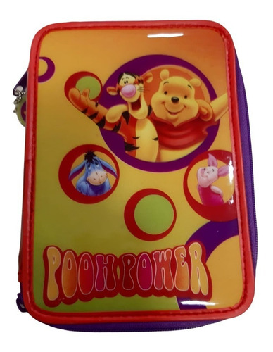 Cartuchera 2 Pisos Winnie Pooh Disney Amoamisjuguetes