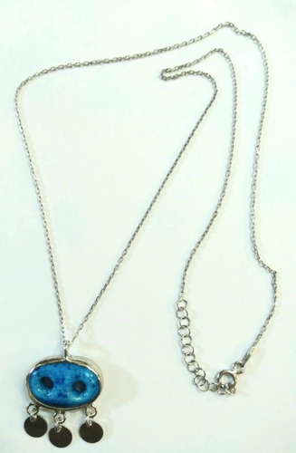 Collar Hercai Reyyan De Midyat, Amuleto Protección En Plata