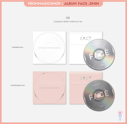 Jimin ( Bts ) - Album Face Original Versión Invisible