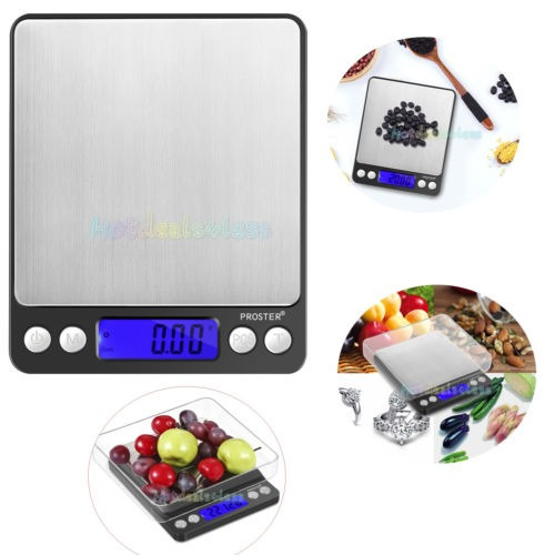 0.01-500 G Lcd Digital Electrónica Cocina Escala Alimentos O