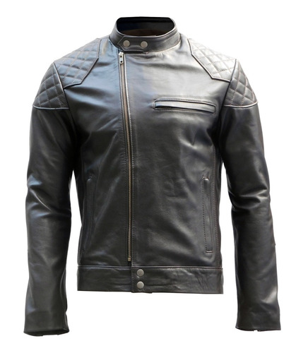 Campera Moto Racer Original Cuero Napon Vacuno Liam Leather