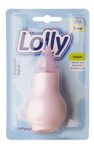 Aspirador Nasal Lolly T1 Rosa 0-6 Meses