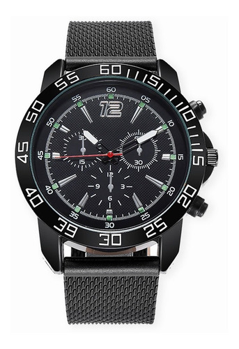 Imagen 4 de 6 de Reloj Hombre Elegante Correa Análogo Digital Luminoso