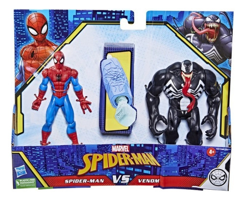 Figura De Acción Marvel Spider-man Spider-man Vs Venom