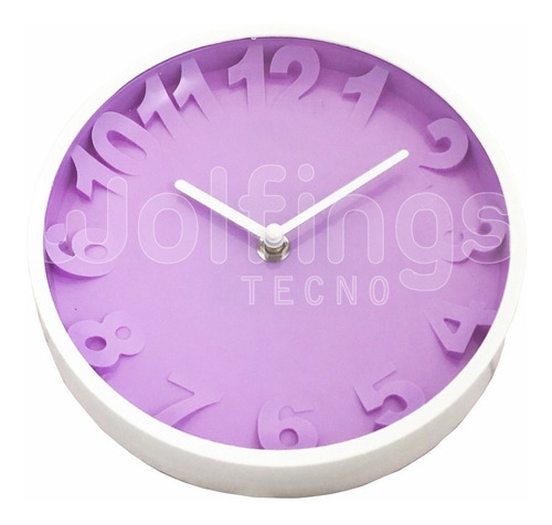 Reloj De Pared Cocina Diseño Deco Moderno Agujas Relieve