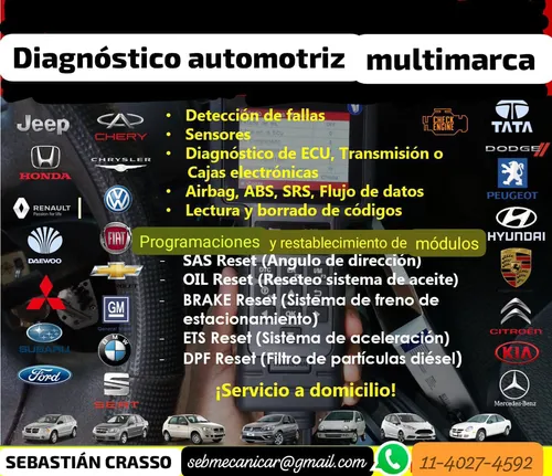 Diagnóstico Automotriz - Multimarca A Domicilio