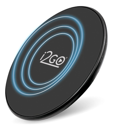 Carregador Sem Fio Turbo I2go 10w Chumbo Cor Preto