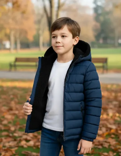 Jaqueta Infantil Juvenil Forrada Puffer Menina Menino Teen