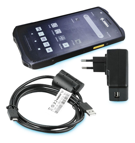 Kit Coletor Dados Zebra Tc21 Se4710 Fonte/cabo Usb (zbr02)