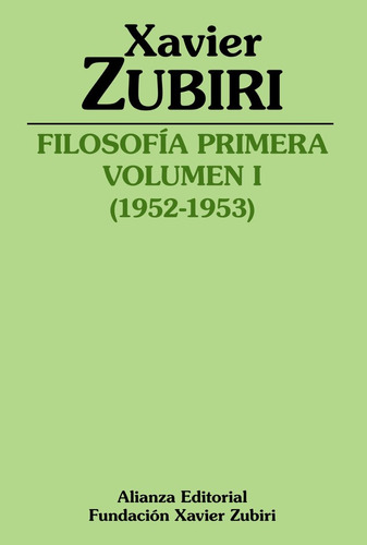 Libro Filosofã­a Primera (1952-1953)