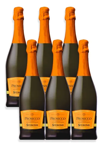 Prosecco Sperone Vino Espumante Brut 750ml Italia Caja X6u