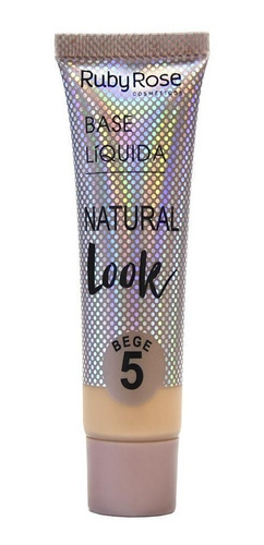 Base Liquida Natural Look - Piel Media - Rubyrose