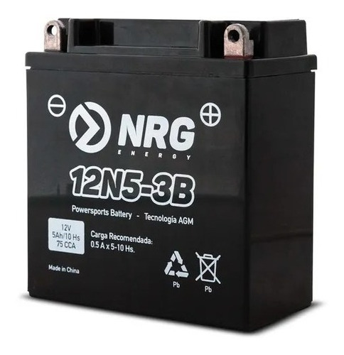 Bateria Moto Nrg 12n5-3b 110c